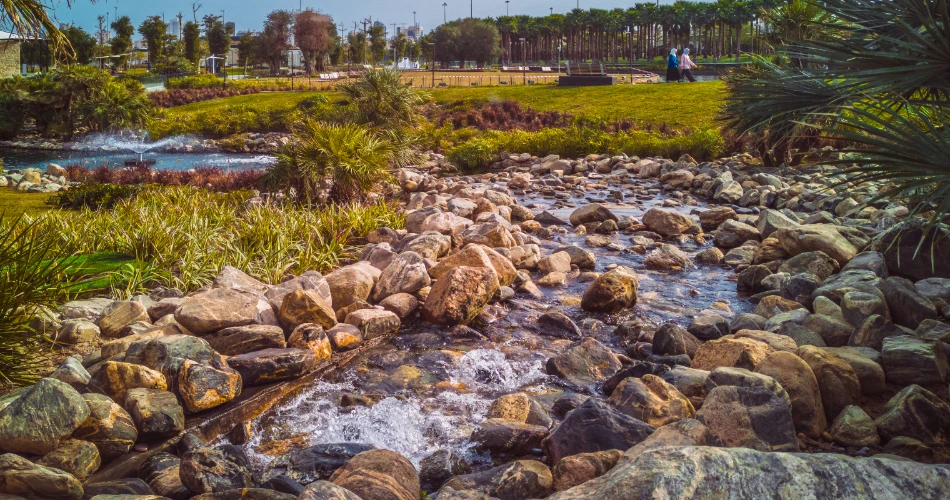 Sunset Strolls at Al Shaheed Park
