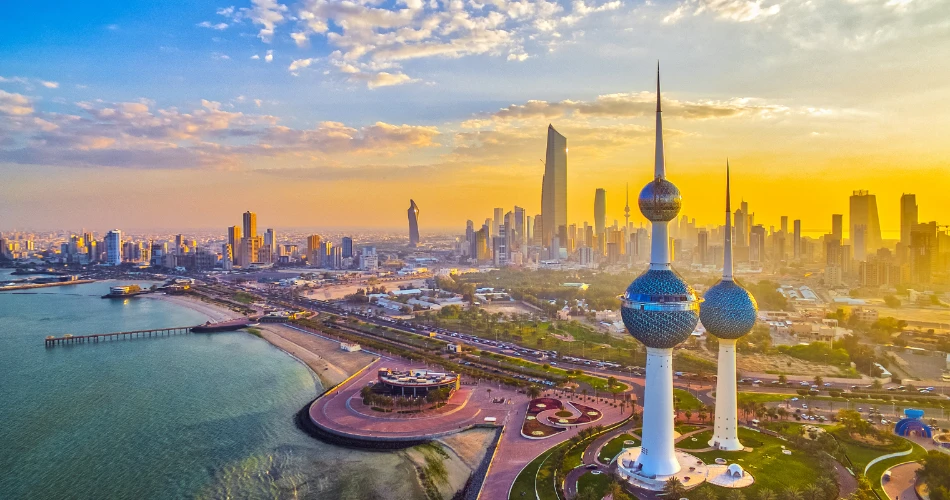 A Morning at Kuwait Towers